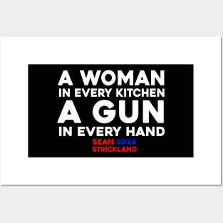 A Woman In Every Kitchen A Gun In Every Hand Posters and Art